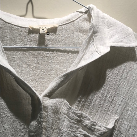 White crop knot tee - Picture 2 of 6